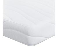vidaXL Matelas Blanc 80 x 160 cm Tissu 100% polyester