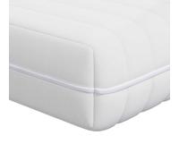 vidaXL Matelas Blanc 90 x 200 cm Ressort ensaché, Matelas rectangulaire Moderne, Soutien amélioré, Surface de Sommeil Luxueuse, Ressorts ensachés, Confort sur Mesure