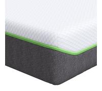 vidaXL Matelas Blanc, Gris 90 x 200 cm