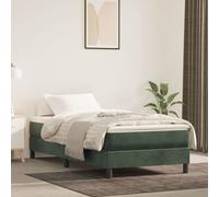 Vidaxl Matelas De Lit À Ressorts Ensachés 80x210x20 Cm Velours