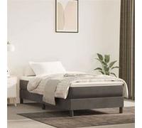 vidaXL Matelas de lit à ressorts ensachés 80x220x20 cm velours