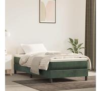 vidaXL Matelas de lit à ressorts ensachés 80x220x20 cm velours