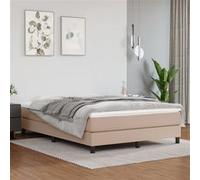 vidaXL Matelas de lit à ressorts ensachés Cappuccino 140x200x20 cm347807 G
