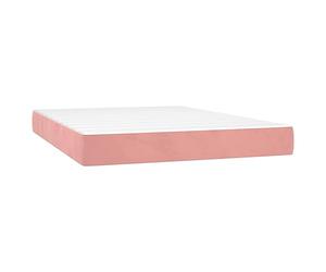 vidaXL Matelas de lit à Ressorts ensachés fermeté Moyenne Rose 140x190x20