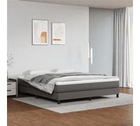 vidaXL Ressorts 160x200 cm Gris