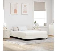 Matelas à ressorts ensachés vidaXL Crème Moyen 140x190x20 cm Tissu