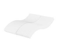 vidaXL Matelas en mousse blanc 120x220 cm dureté H2 H3