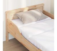 vidaXL Matelas en mousse Blanc 80 x 200 cm tissu