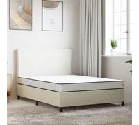 vidaXL Matelas en mousse moyennement doux 140x190 cm
