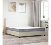 vidaXL Matelas en mousse moyennement doux 180x200 cm