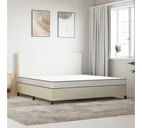 vidaXL Matelas en mousse moyennement doux 200x200 cm