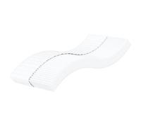 vidaXL Matelas en mousse blanc 100x210 cm dureté H2 H3