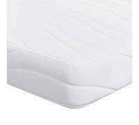 vidaXL Matelas Tissu Jacquard Mousse à mémoire infusée de gel, contrôle température 70x200 cm Blanc