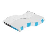 Matelas ressort 140x200 cm accueil ferme soutien moelleux epaisseur 25 cm 7 zones housse de matelas