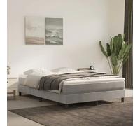 VIDAXL Matelas Ressorts Ensachés 140x190 - Gris Clair
