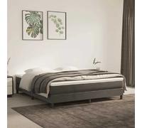 vidaXL Matelas de lit à Ressorts ensachés 160x210x20 cm Velours, Matelas, Matelas de lit, Matelas à sommier tapissier, Meuble de Chambre à Coucher