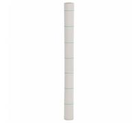 vidaXL Membrane Anti-Mauvaises Herbes Blanc 1,5x50 m PP, Tissu Anti-Mauvaises Herbes, Membrane de contrôle des Mauvaises Herbes, Tapis de paillage