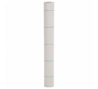 vidaXL Membrane anti-mauvaises herbes Géotextile polypropylène Blanc 1x25 m