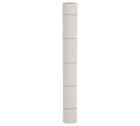 vidaXL Membrane anti-mauvaises herbes blanc 1x50 m PP