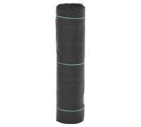 vidaXL Membrane Anti-Mauvaises Herbes Noir 0,5x10 m PP, Tissu Anti-Mauvaises Herbes, Membrane de contrôle des Mauvaises Herbes, Tapis de paillage