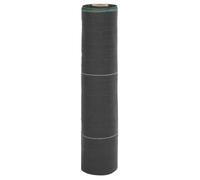 vidaXL Membrane Anti-Mauvaises Herbes Noir 0,5x150 m PP, Tissu Anti-Mauvaises Herbes, Membrane de contrôle des Mauvaises Herbes, Tapis de paillage