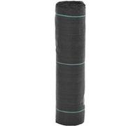 vidaXL Membrane Anti-Mauvaises Herbes Noir 0,5x150 m PP, Tissu Anti-Mauvaises Herbes, Membrane de contrôle des Mauvaises Herbes, Tapis de paillage