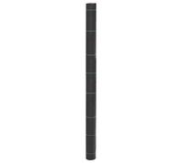 vidaXL Non-tissé contre les mauvaises herbes noir 1,5x100 m PP