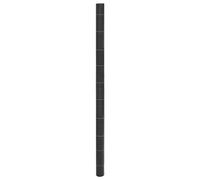 vidaXL Membrane anti-mauvaises herbes noir 2x200 m PP