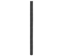 vidaXL Membrane Anti-Mauvaises Herbes Noir 2x25 m PP, Tissu Anti-Mauvaises Herbes, Membrane de contrôle des Mauvaises Herbes, Tapis de paillage
