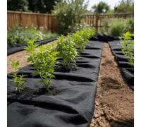 VidaXL Membrane géotextile - 1 x 50 m - Noir