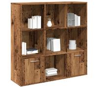 vidaXL Meuble Vieux Bois 98x29x97,5 cm Bois d'ingénierie, Armoire à Livres, Support de Livres, étagère à Livres, armoires à Livres, Supports de Livres