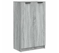 vidaXL Meuble à Chaussures Organiseur de Chaussures Armoire à Chaussures Maison Intérieur Sonoma Gris 59x35x100 cm Bois d'Ingénierie