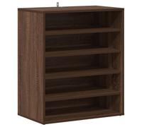 vidaXL Meuble à Chaussures Porte-Chaussures Etagère à Chaussures Armoire de Rangement Entrée Couloir Chêne Marron 60x35x70 cm Bois d'Ingénierie