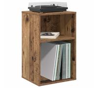 vidaXL Meuble à vinyles Bois de chêne 38 x 33 x 61 cm