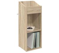 vidaXL Meuble à vinyles Chêne Sonoma 36 x 36 x 95,5 cm