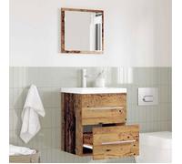 VIDAXL Meuble bas de salle de bain marron 41 x 38,5 x 48 cm - tiroir, bois d'ingénierie