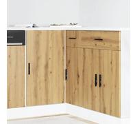 vidaXL Meuble bas du lavabo chêne artisanal bois d'ingénierie Marron