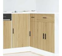 vidaXL Meuble bas du lavabo chêne sonoma bois d'ingénierie Marron