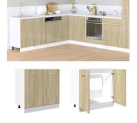 vidaXL Meuble bas Lyon Chêne Sonoma 80 x 46 x 81,5 cm Bois d'ingénierie 849612