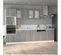 vidaXL Meuble bas "Lyon" Gris Sonoma 60 x 46 x 81,5 cm Bois d'ingénierie 815562
