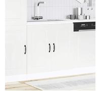 vidaXL Meuble bas pour évier Kalmar blanc 80x46x81,5 cm bois ingénierie
