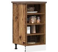 vidaXL Armoire Plancher Vieux Bois 40x44,5x81,5 cm