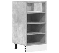 vidaXL Meuble Bas Riga Gris béton 40 x 44,5 x 81,5 cm Bois d'ingénierie