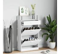 vidaXL Meuble Blanc