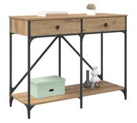 VIDAXL - Meuble couloir Table console - Chêne artisanal - 100x39x78 5 cm 367576 Assemblage requis