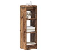 vidaXL Meuble d'appoint Bois Ancien 40 x 40 x 100 cm Bois d’ingénierie, Meuble d'appoint Moderne, étagères spacieuses, Organisateur stylé, mobilier résistant, Solution de Rangement Efficace