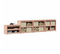 vidaXL Meuble de Cuisine d'extérieur MEPPEL 4 pc Blanc