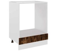 vidaXL Meuble de Four Riga Chêne fumé 60 x 46 x 81,5 cm Bois d'ingénierie