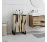 vidaXL Meuble de Lavabo de Salle de Bain Blanc 38 x 33,5 x 58 cm
