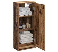 vidaXL Meuble de lavabo Mural Bois Ancien 35 x 20 x 81 cm,